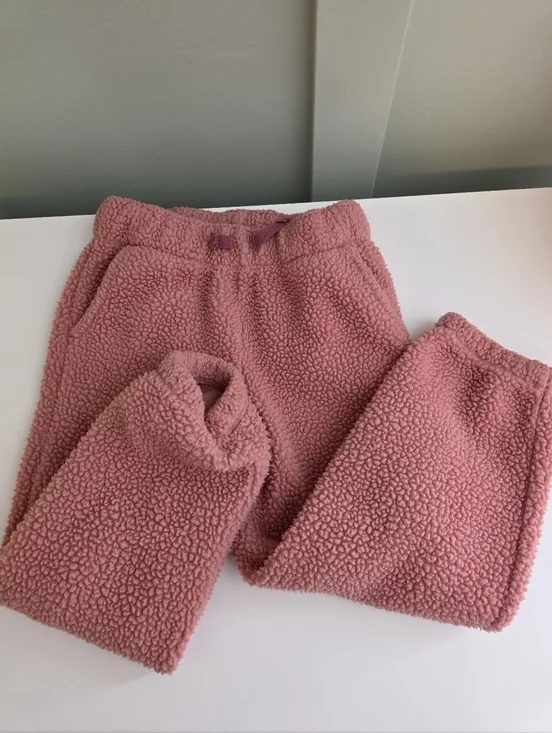 OshKosh B'gosh Pink 4t Sherpa Kids Matching Set Outfit Sweatshirt Pants - Picture 5 of 7